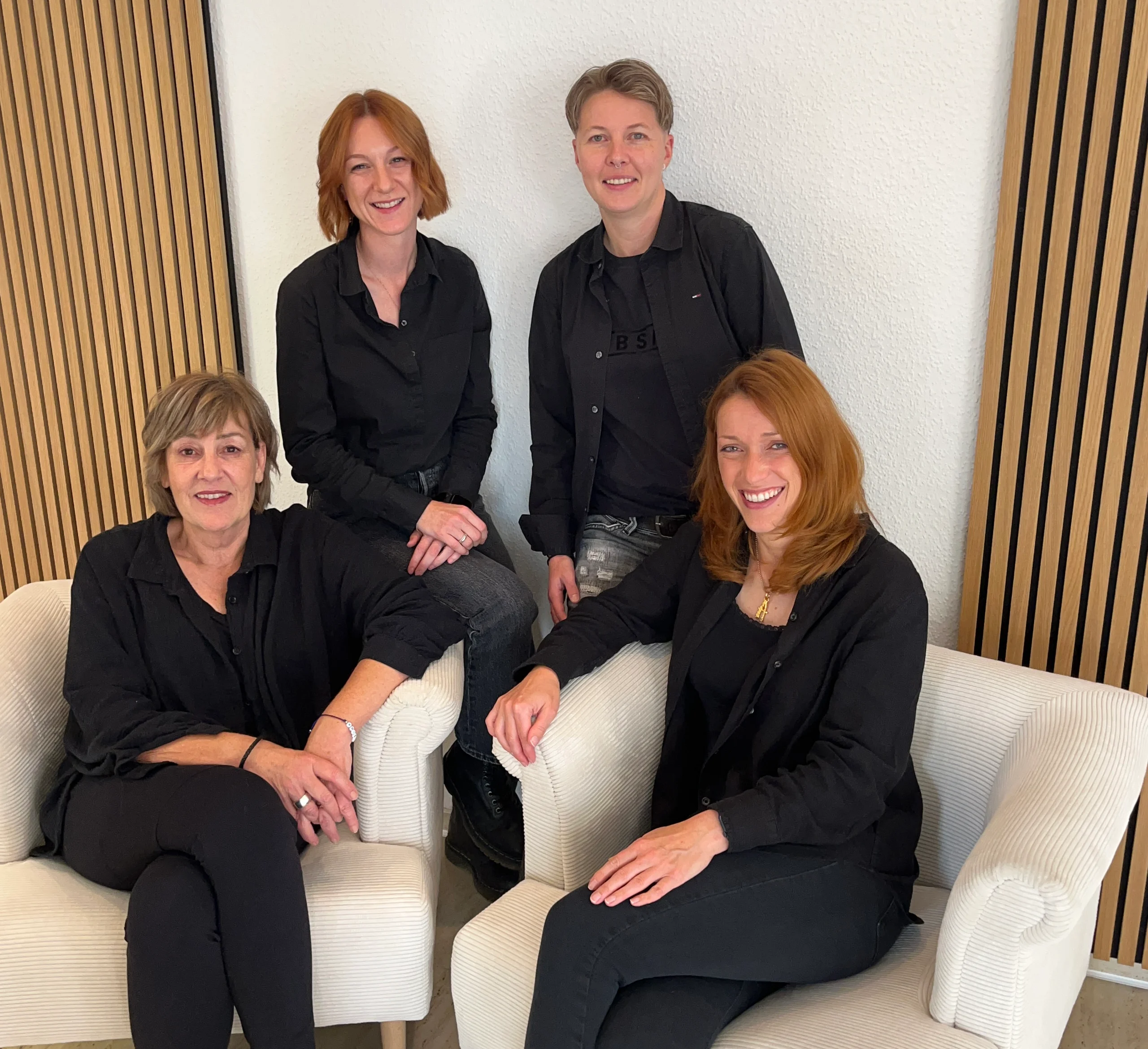 Das Team von Friseur Anne Dahlhaus bei der Arbeit